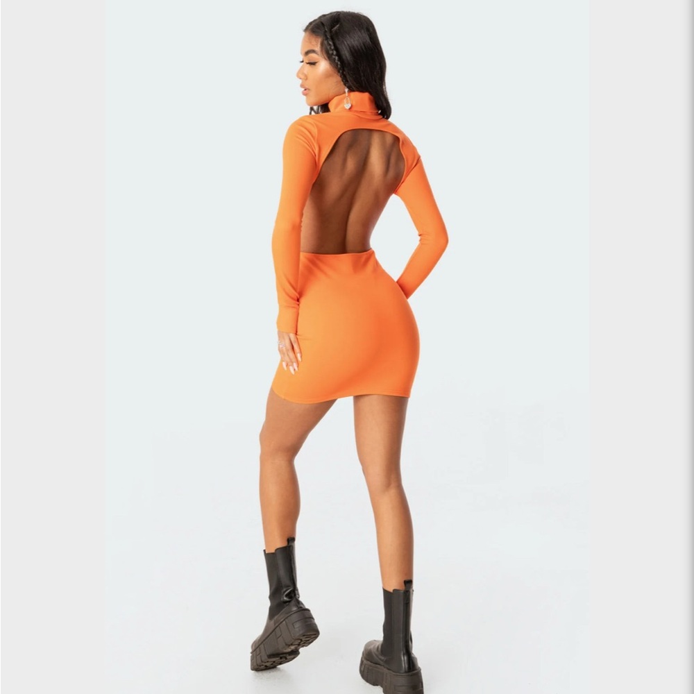 Edikted Rhani Open-Back Mini Dress